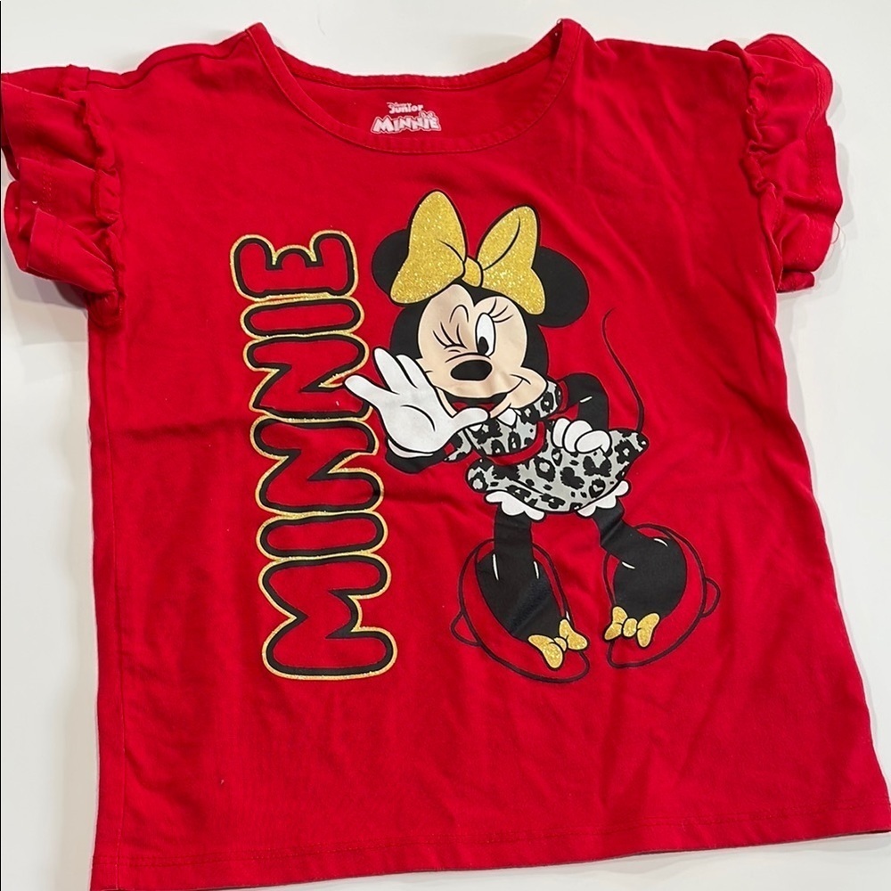 Disney Minnie Mouse Red Kids Shirt